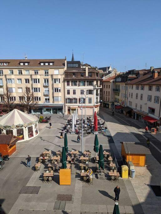 Au Sunrise Studio Apartment Thonon-les-Bains Exterior photo